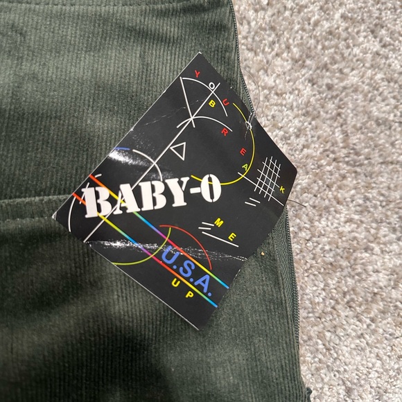 NWT Green Corduroy Skirt - Picture 2 of 10